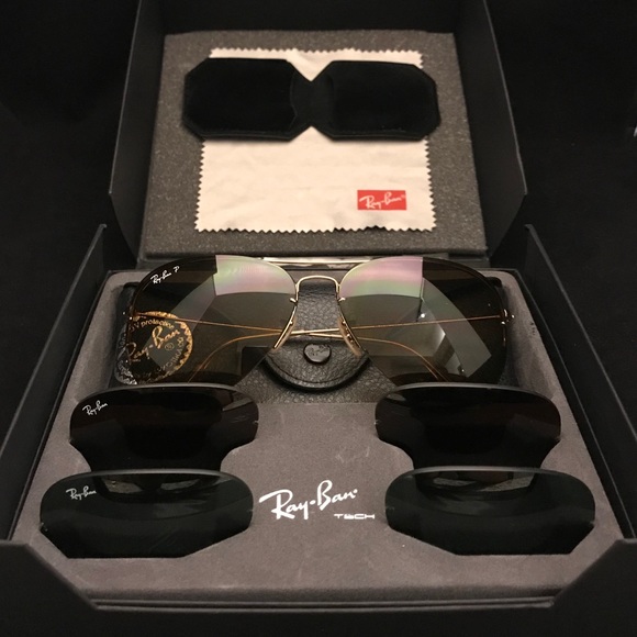 ray ban tech flip out